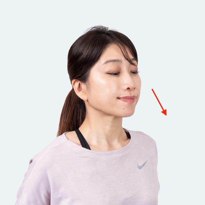 目線が下がると「落ちベロ」になり、呼吸は浅くなる