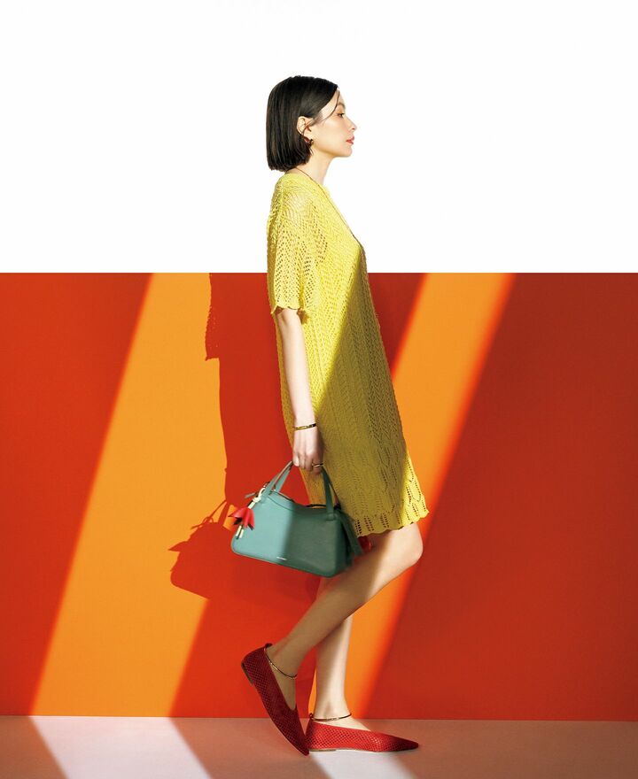 春コーデ_1,ワンピース_1,バッグ_1,靴_1