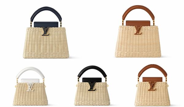 ルイ・ヴィトンのアイコンバッグ「カプシーヌ」が夏仕様に｜バカンスに連れていきたい軽やかなラタン素材