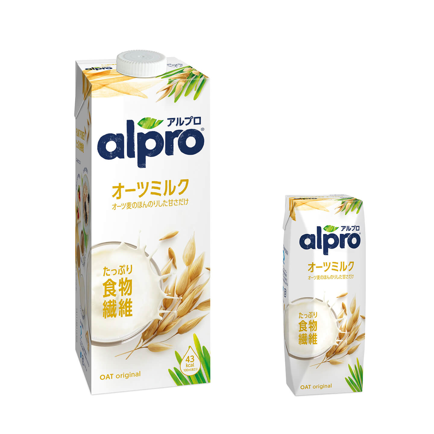 「ALPRO たっぷり食物繊維 オーツミルク ほんのり甘い」