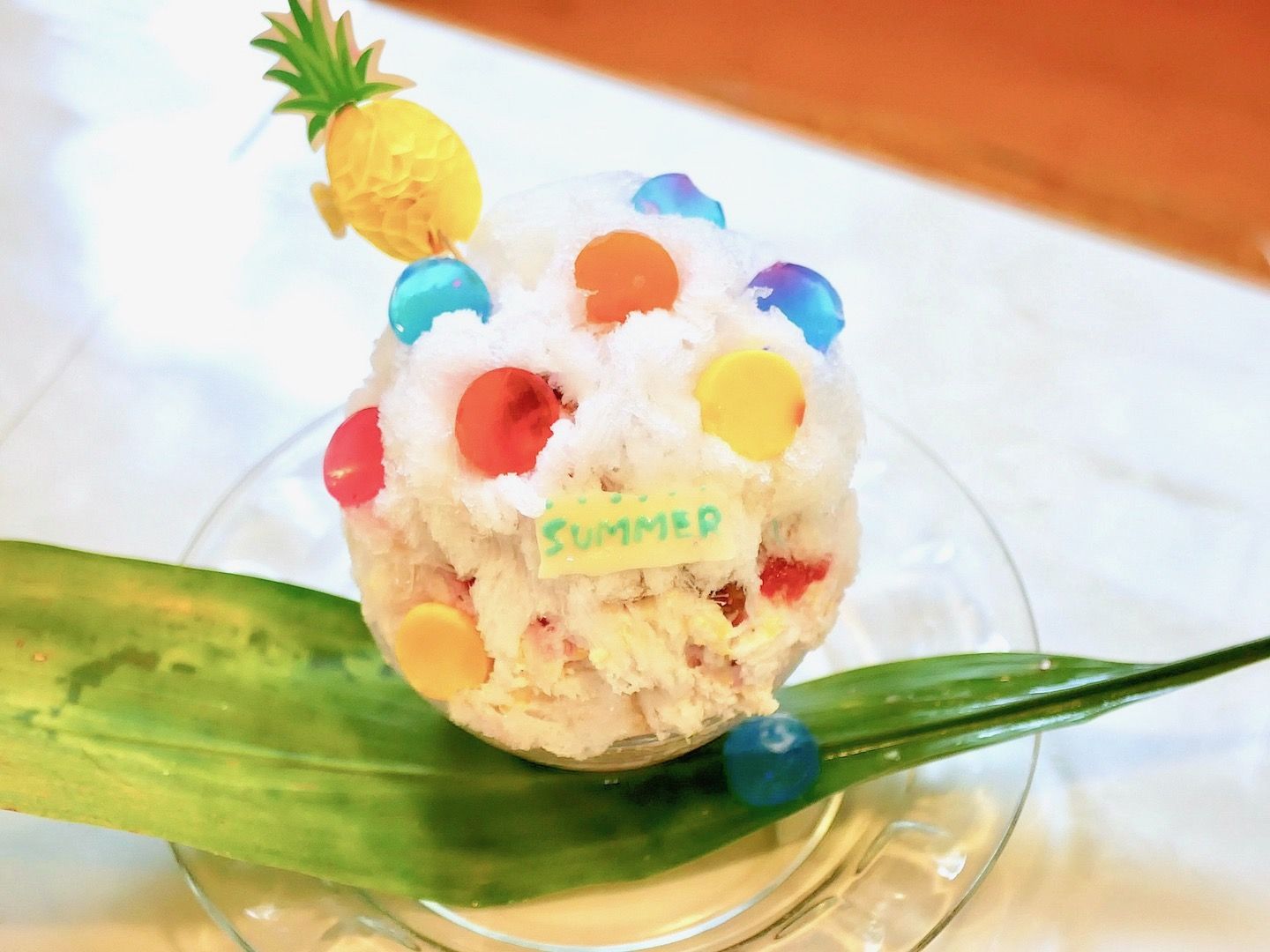 かき氷「プラムクランブル」の画像