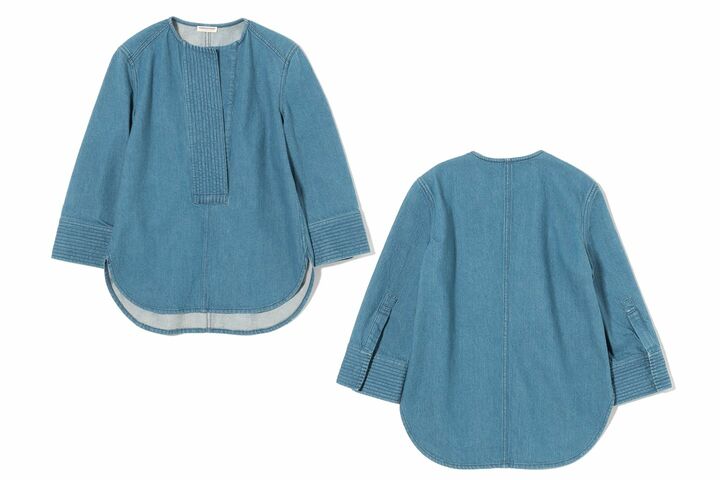 「エストネーション」のデニムシャツ