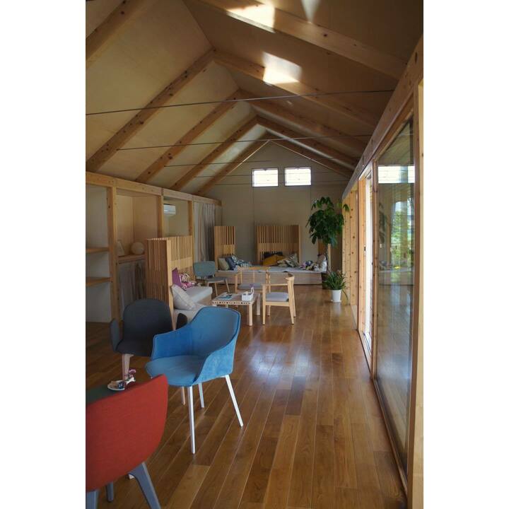 東京・豊洲にある「マギーズ東京」内観