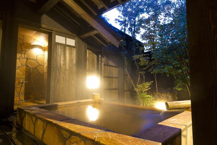 客室露天風呂