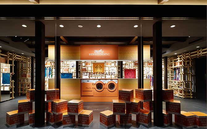 エルメス HERMES 祇園店 京都 期間限定
© Nacása & Partners Inc. / Courtesy of Hermès Japon
