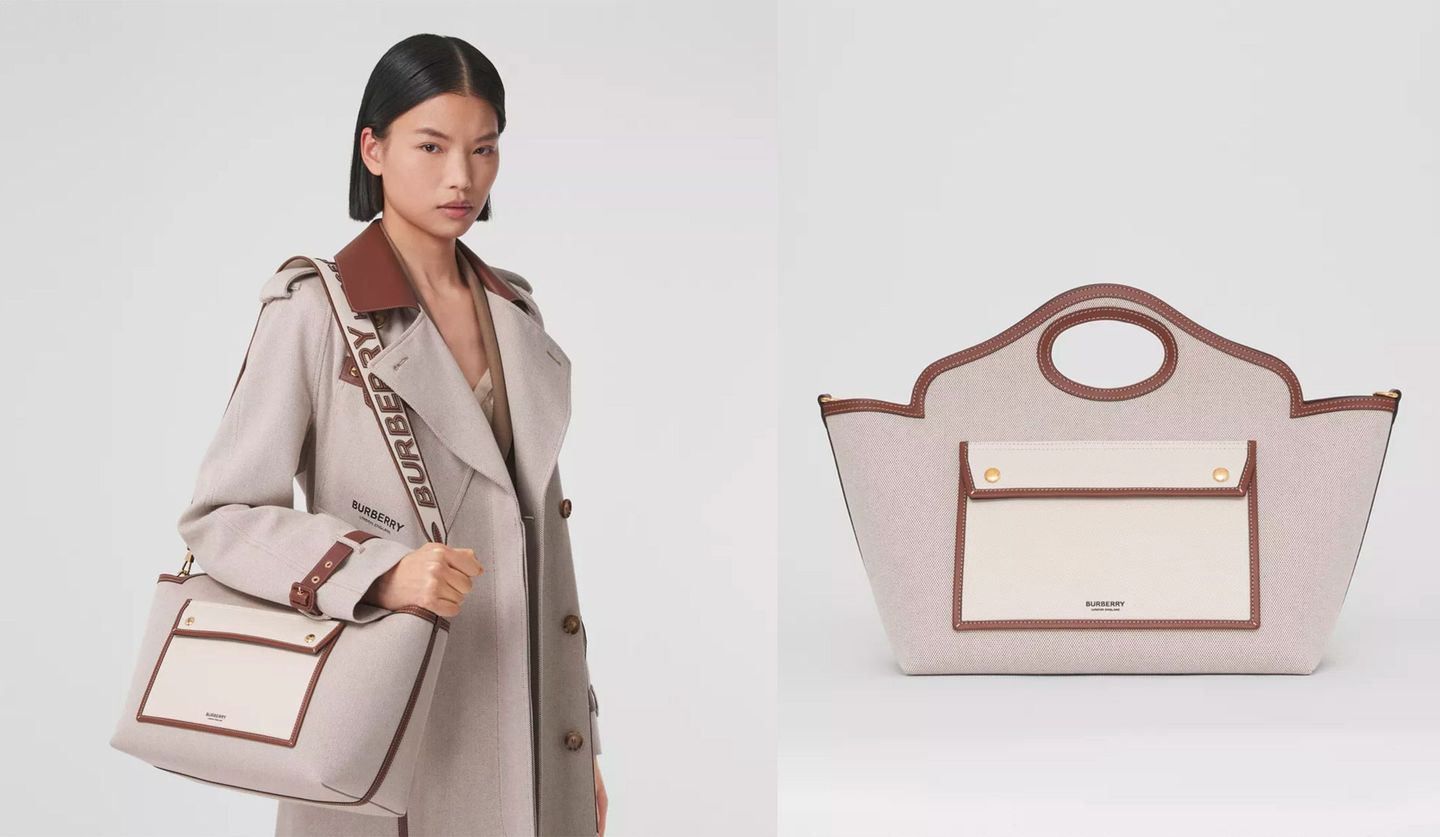 BURBERRY - バーバリー トートバッグ ポケットバッグの通販 by かた