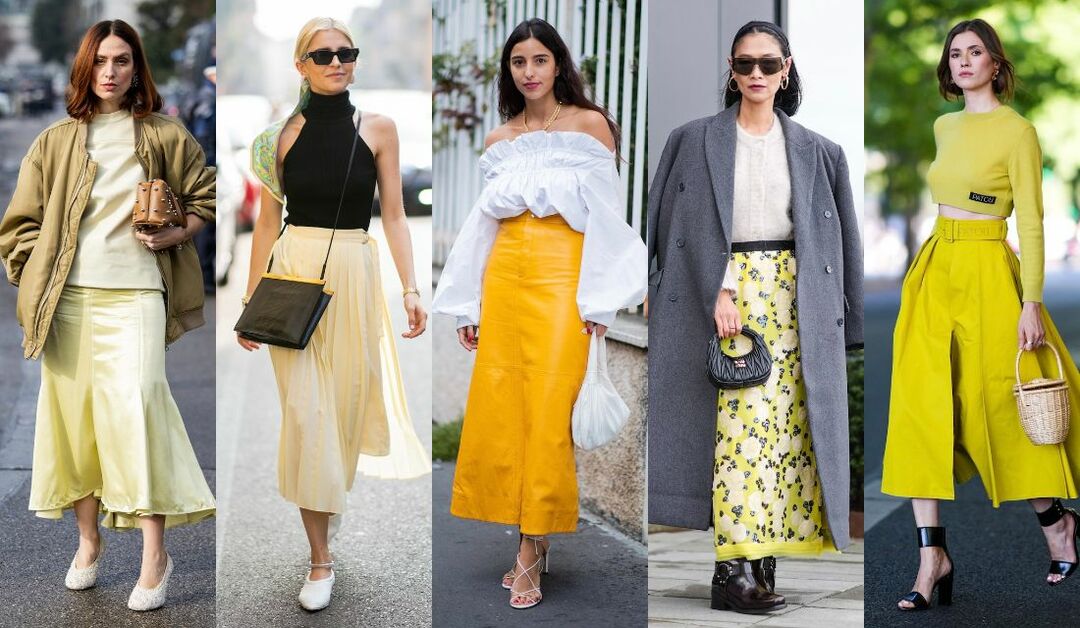 トーンで印象が、変わる！黄色スカート【コーデ術27連発】 | Precious  