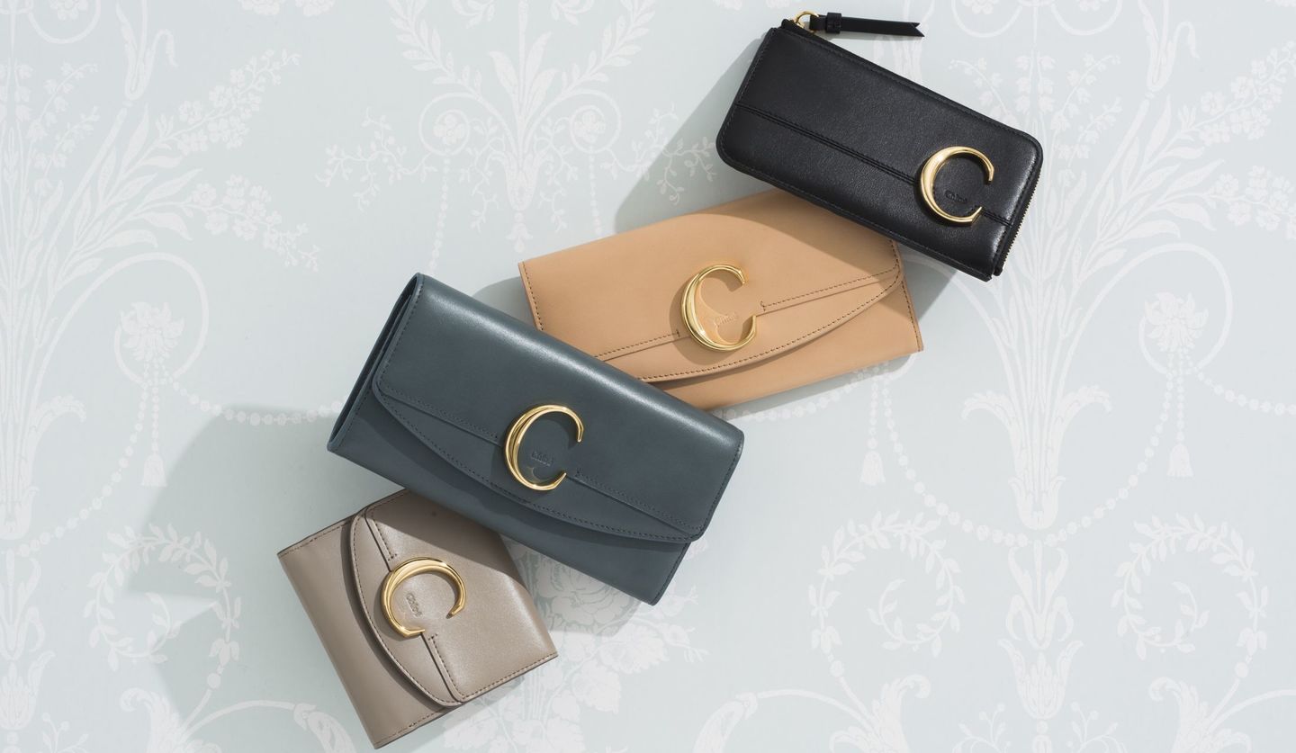 「Chloé C（クロエ シー）」の長財布、ニつ折り財布、カードスロット付きコインケースの物写真