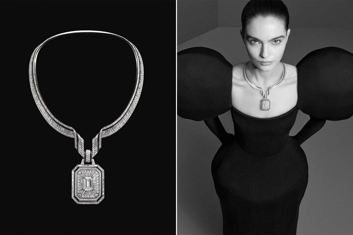 ブシュロンのハイジュエリーコレクション『フレデリック・ブシュロン』のアドレスネックレス