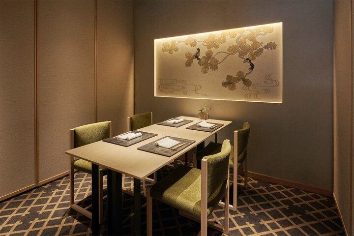 日本料理「銀座がゆう」の個室