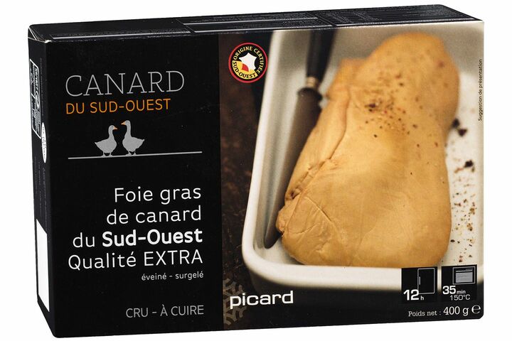 「フランス南西部産 フォアグラ（加熱用）」［400g］￥6,800（税抜）