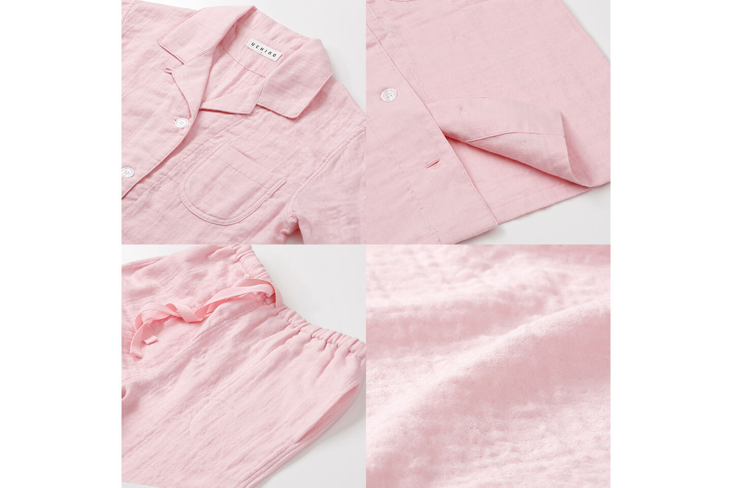 UCHINO マシュマロガーゼ(R)レディスパジャマ【快眠パジャマ】 ¥16,200(税込)