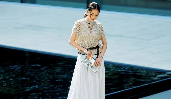 ブルネロクチネリ　レイヤードワンピース ブルネロクチネリレイヤードワンピース