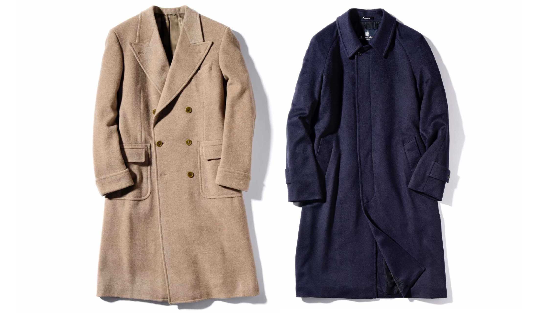 Aquascutum メンズコート カシミア100%-