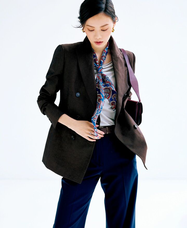 ジャケット_1,スカーフ_1