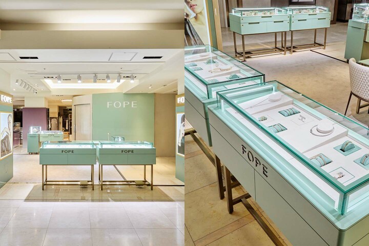 「FOPEブティック 高島屋日本橋店」の店内