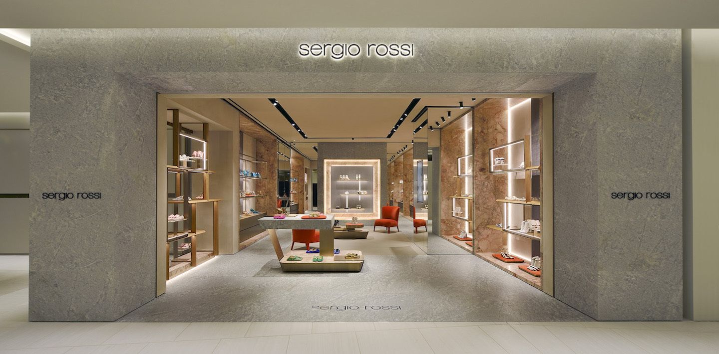 セルジオ ロッシ(Sergio Rossi)のGINZA SIX(銀座シックス)店 外観