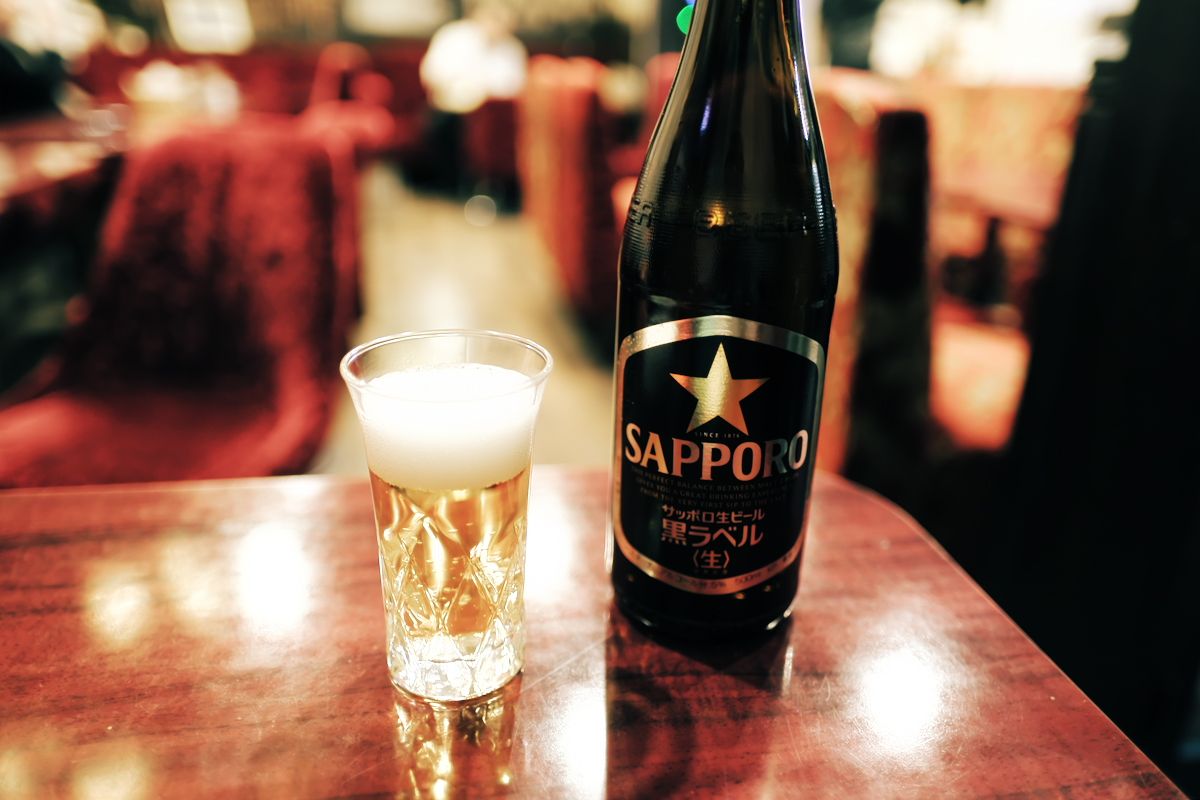 ビールは瓶で提供してくれるのがうれしい