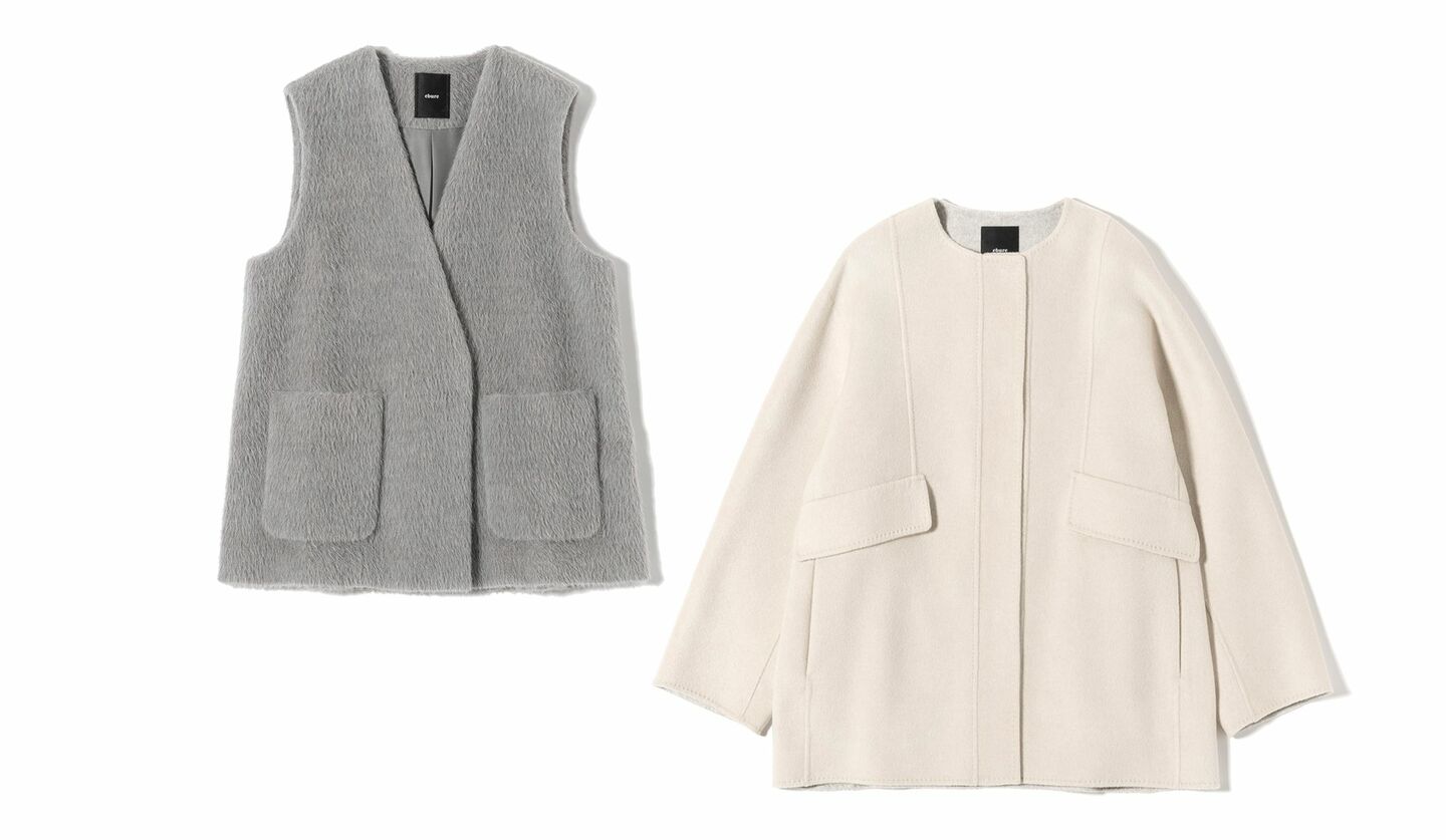 「エブール」の新作アウター