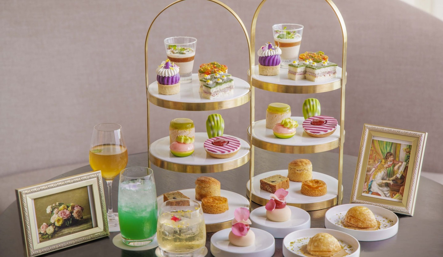 フォーシーズンズホテル東京大手町「オルセー印象派展 コラボレーションアフタヌーンティー」