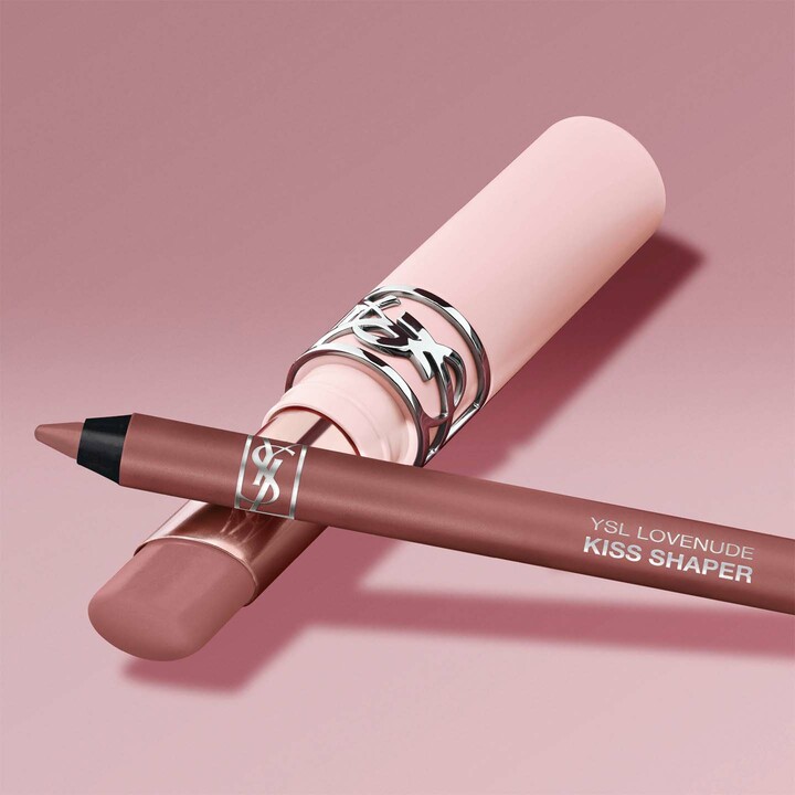 「YSL ラブヌード リップスティック」と「YSL ラブヌード リップ シェイパー」