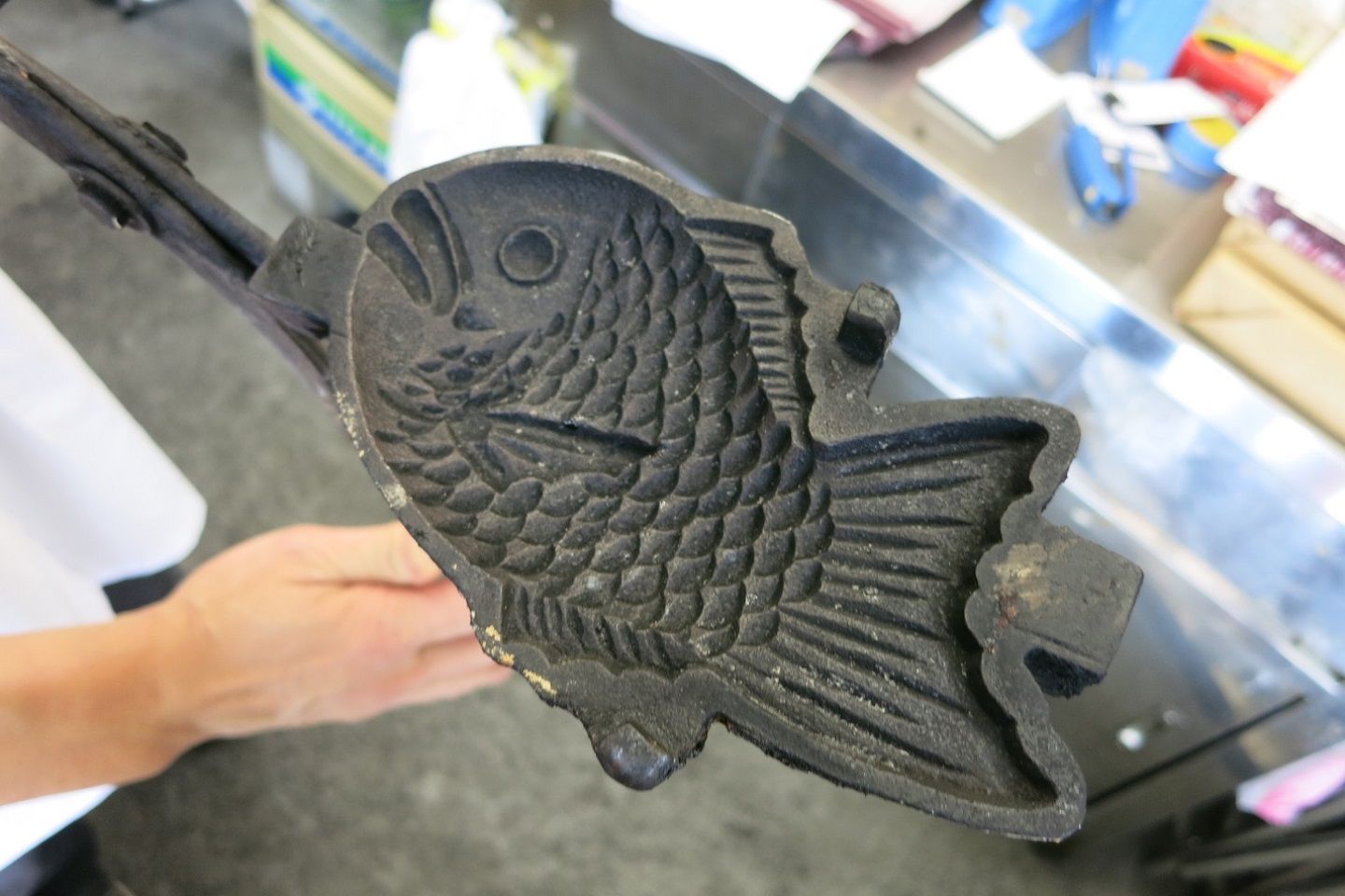 一丁焼きの型(東向島 浪花家)