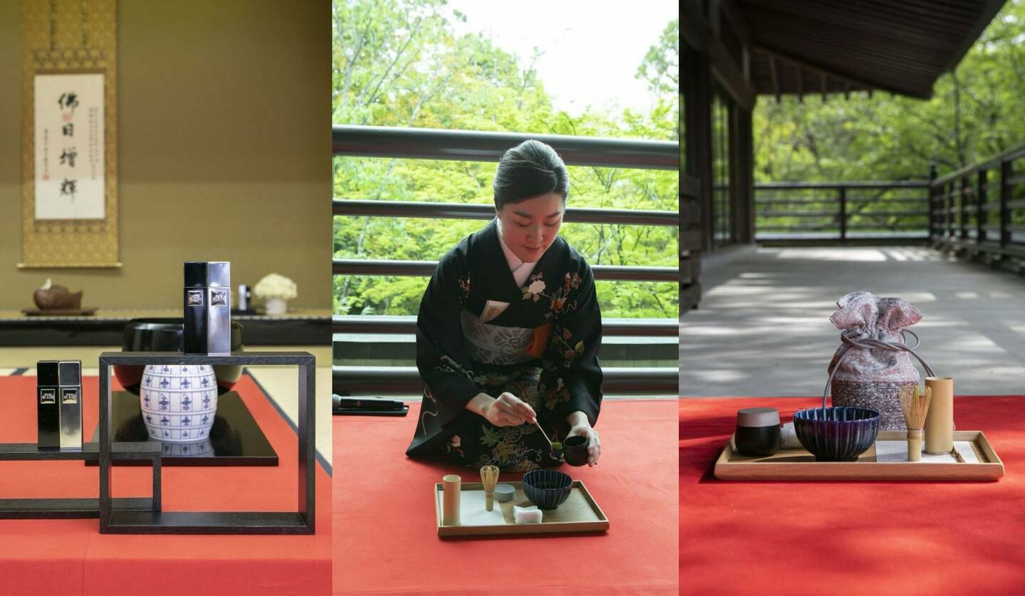 THE GINZAとserizawaとHOSOOのコラボ茶道セット