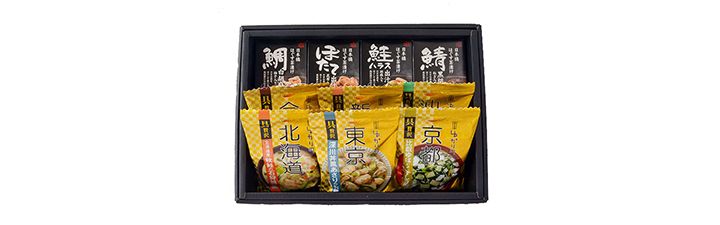 「お茶漬け ゆかりの&ほぐす茶漬け詰合せ」(国分)
