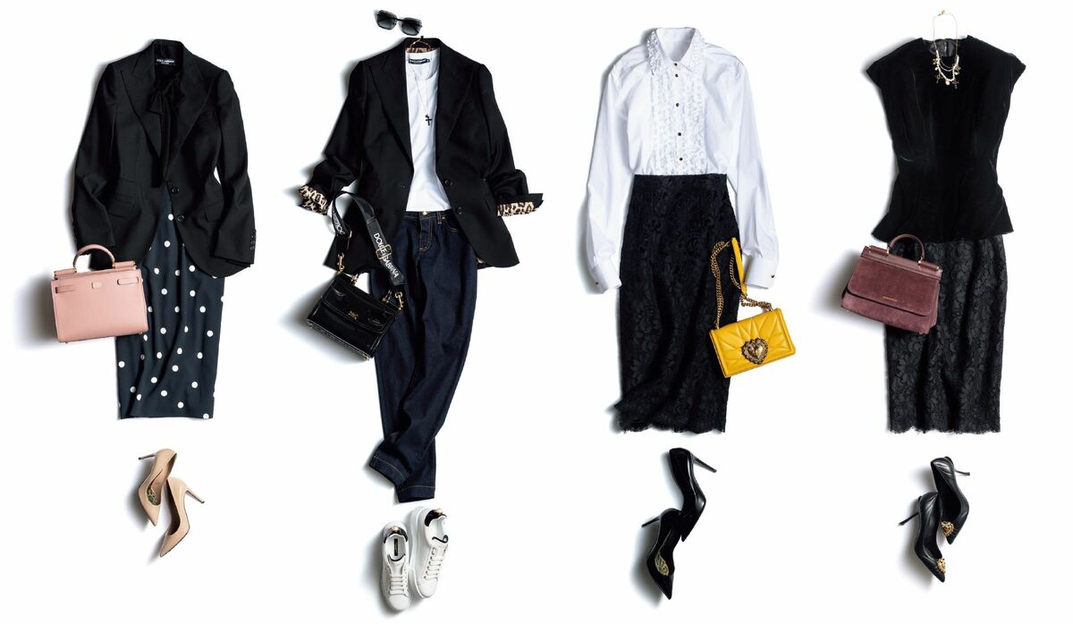 ドルチェアンドガッバーナ リネン×シルクスカート 42 黒 s4 ドルチェアンドガッバーナ リネン×シルクスカート 42 黒 s4