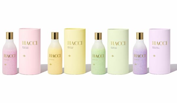 【HACCI】BEE バスソルト｜ハチミツパウダーと美容成分効果で心と身体をときほぐす上質なひとときを