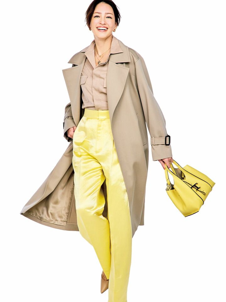 春コーデ_1,ベージュ_1