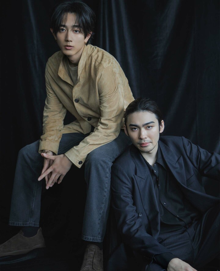 映画『本所の銕／密告』に出演された歌舞伎俳優の市川染五郎さんと俳優の駒木根葵汰さん