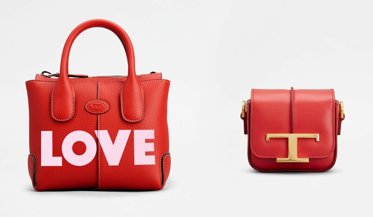 ♥バレンタイン限定品♥】TOD'Sチェーンショルダーバッグハートスタッズ