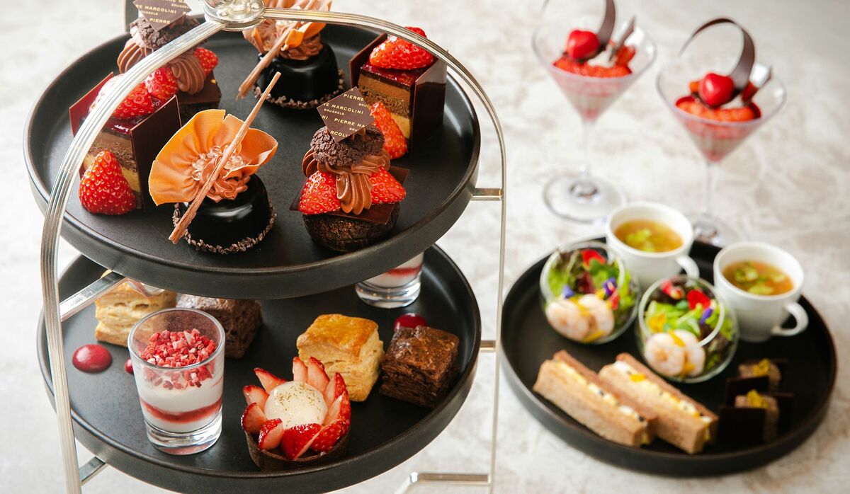 ピエール マルコリーニのチョコレートを贅沢に使用！「ザ・プリンス パークタワー東京」春のアフタヌーンティー