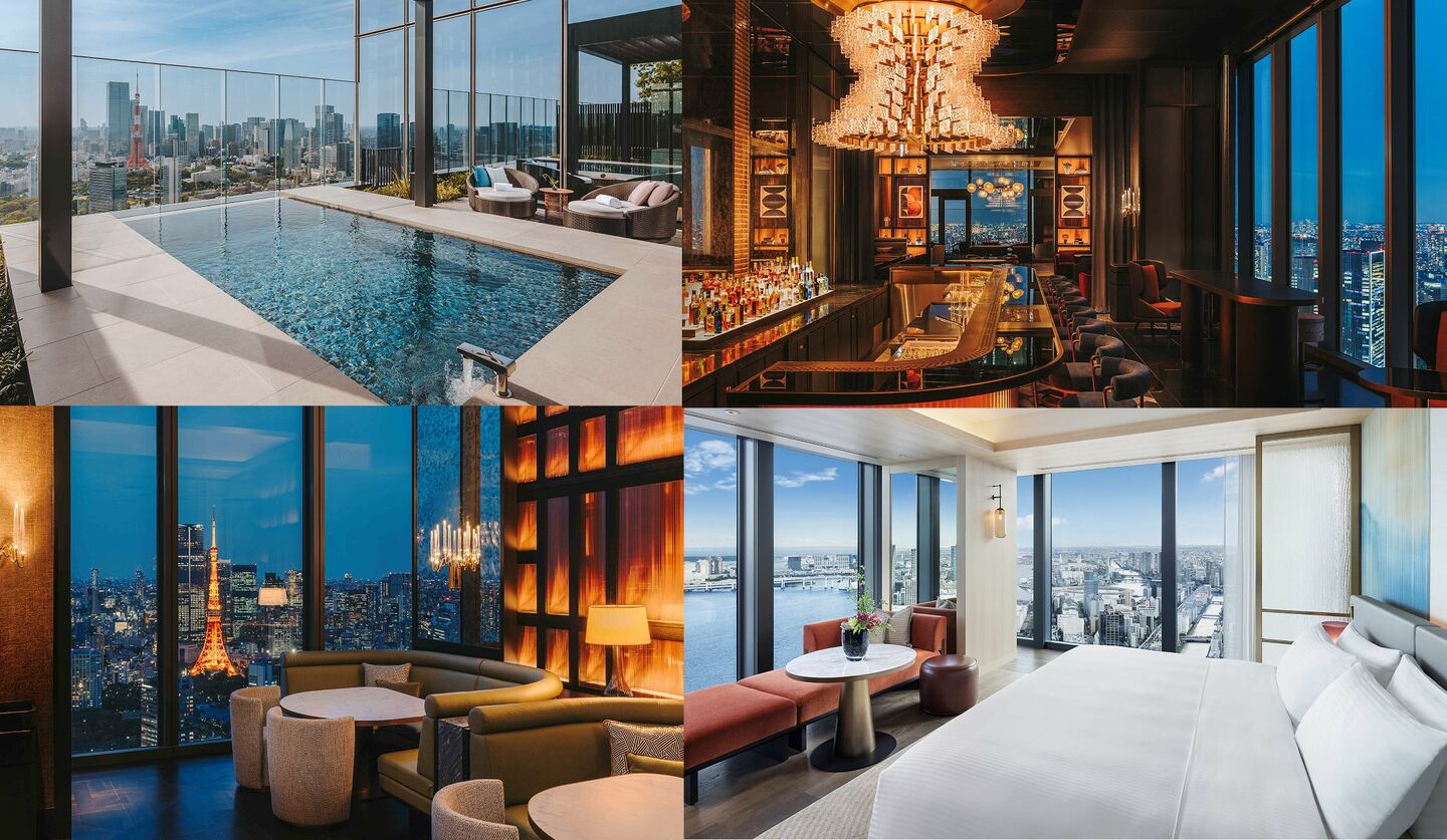 東京・芝浦に開業したラグジュアリーホテル「フェアモント東京」のホテル内の画像