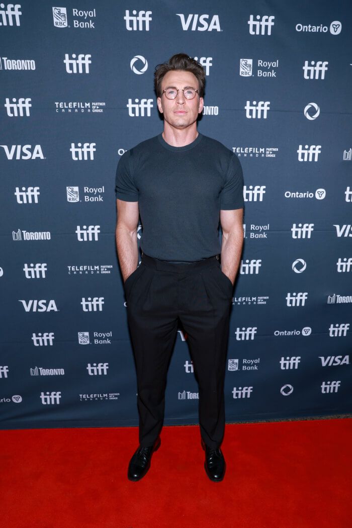 2025年9月6日、トロント国際映画祭での『Sacrifice』プレミア。トロントのプリンセス・オブ・ウェールズ・シアターにて。