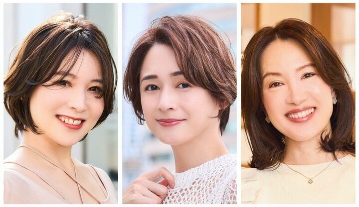 白髪を目立たせない髪型髪色