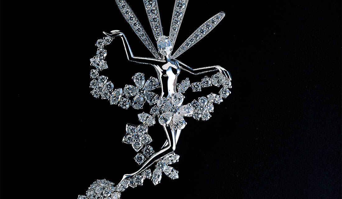 ヴァン クリーフ＆アーペルのダイヤモンドのブローチ「フェアリー
