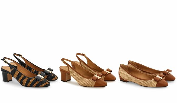 フェラガモのアイコンシューズにラフィア素材が仲間入り！春夏らしく涼しげな足元を叶える