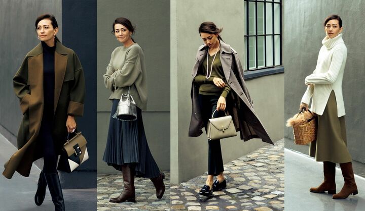 冬の休日コーデにもオフィスコーデにもぴったり！