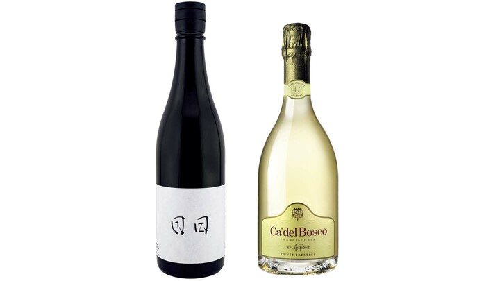 日日 秋津山田錦とカ・デル・ボスコ フランチャコルタ キュヴェ プレステージ エディツィオーネ47