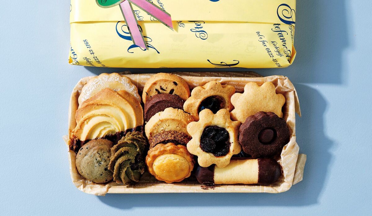 詰め方も包み方もおおらかな「ステファノ アンナ」のクッキー