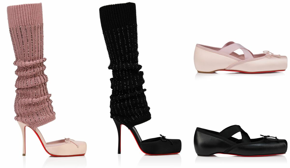 クリスチャン ルブタンから新作バレリーナ登場！レッグウォーマーを