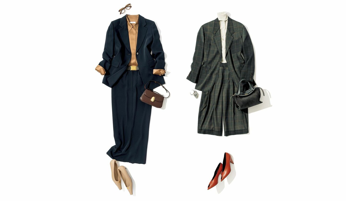 「新感覚セットアップ」のコーディネート