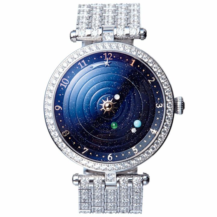 時計￥36,800,000 自動巻き【ケース径：38mm】［ケース：ホワイトゴールド×ダイヤモンド、ブレスレット：ホワイトゴールド×ダイヤモンド］（ヴァンクリーフ＆アーペル）