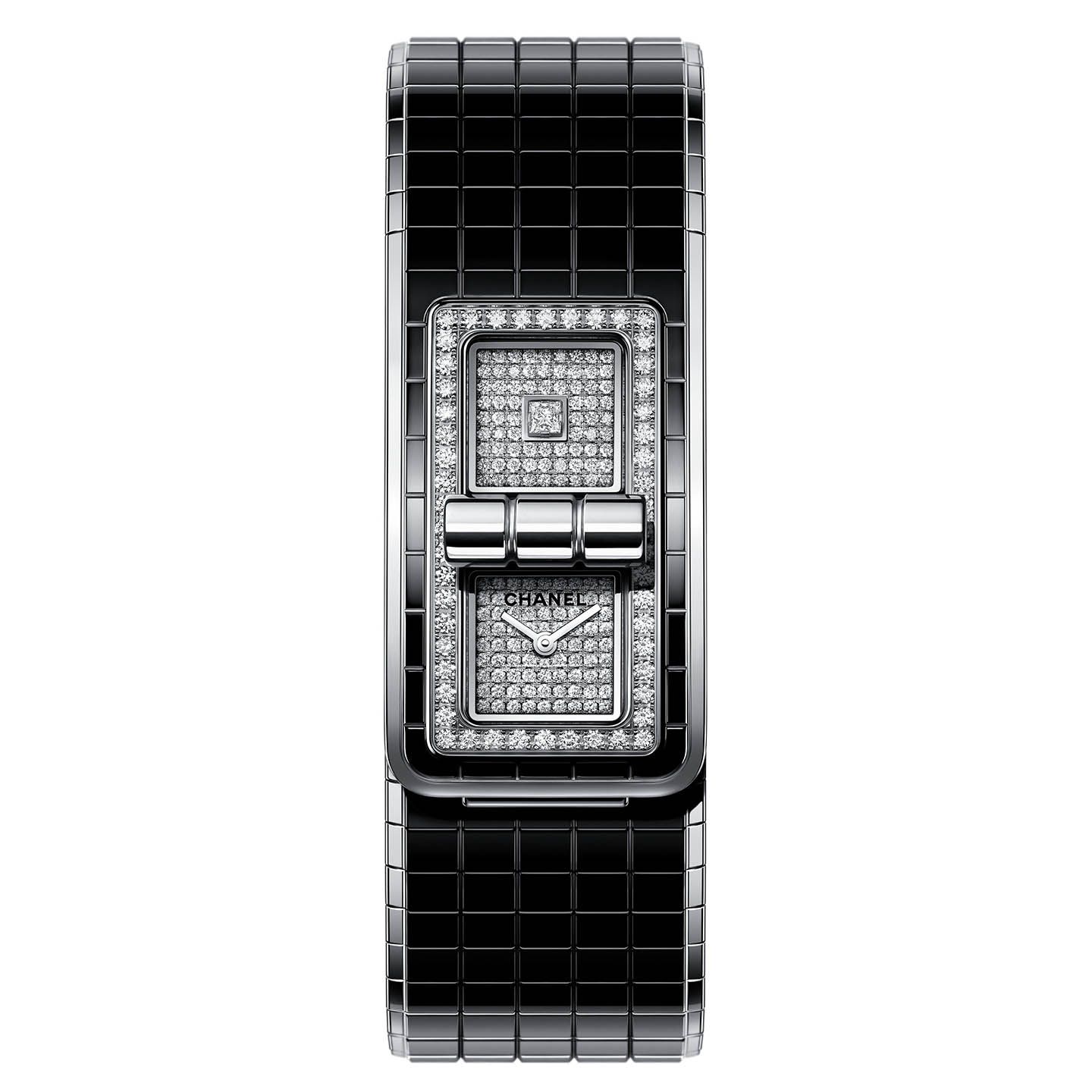 時計「コード ココ」¥1,787,500【ステンレススティール、セラミック、ダイヤモンド】©CHANEL