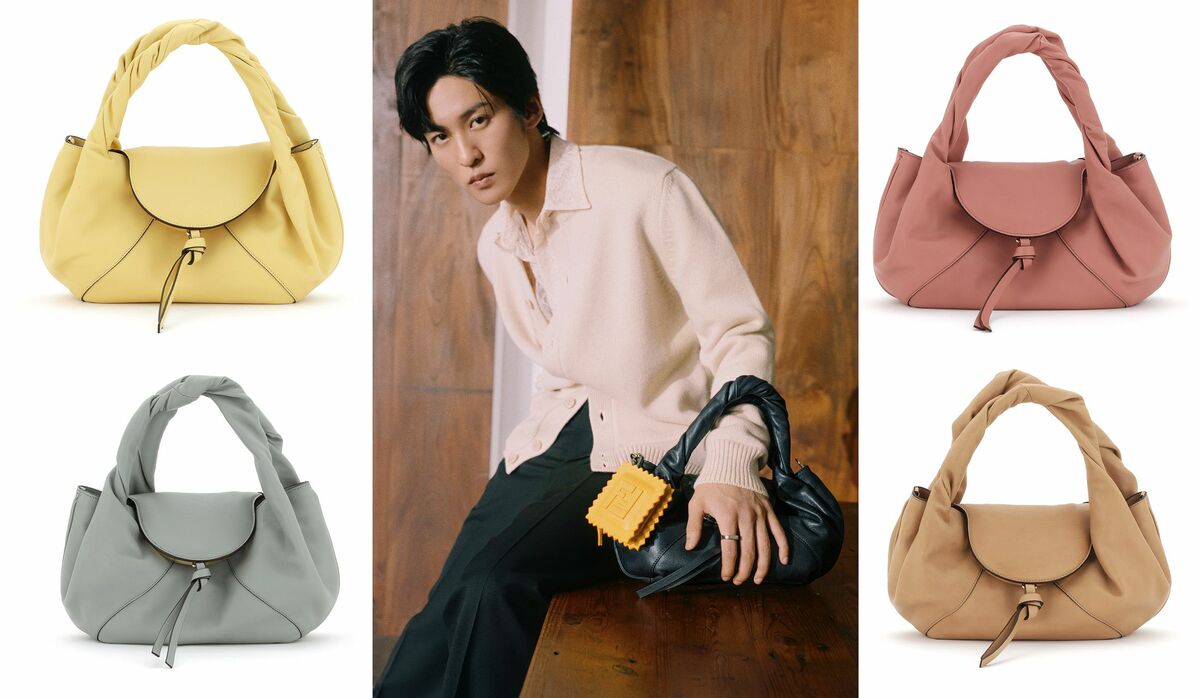 目黒蓮★７月新作 ＦＥＮＤＩ フェンディ スパイ レザー バッグ フェンディ スパイ」の発売を記念して、目黒蓮を起用した