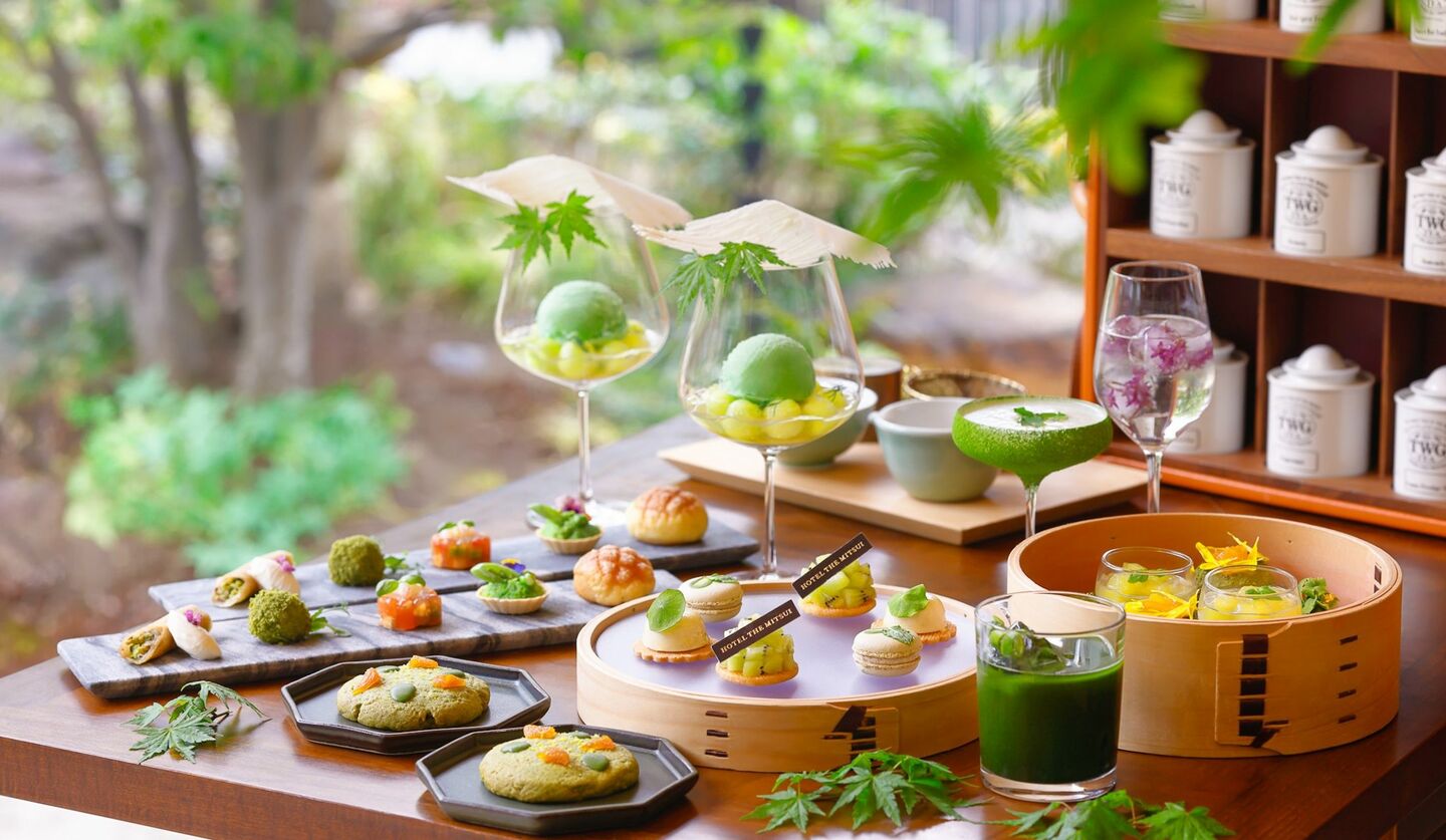 HOTEL THE MITSUI KYOTOの「新緑アフタヌーンティー」