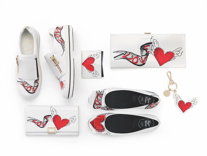 ロジェ ヴィヴィエのバレンタイン限定「 The Wings of Love」のスニーカーや財布、バッグ