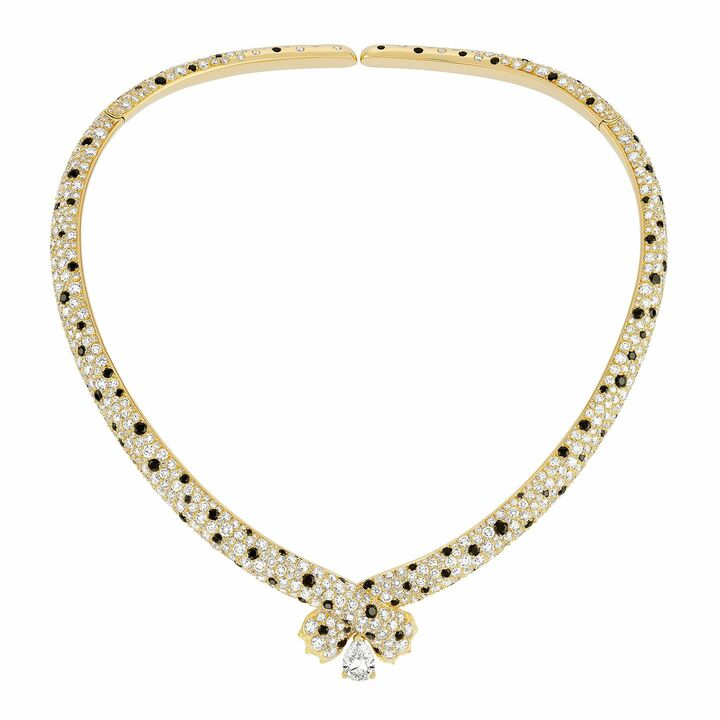 ネックレス「Ombre Feline（オンブル フェリーヌ）」￥24,321,000［イエローゴールド×ブラックスピネル×ダイヤモンド］（税抜）